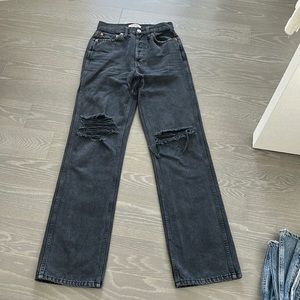 Redone 90s high rise lose jean